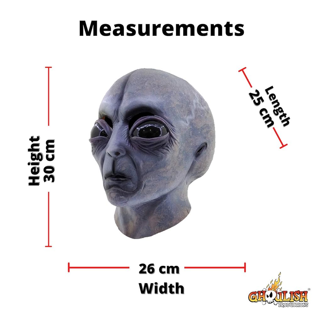 ✴alienさま専用　2405-B ✴ Amazon.com: Ghoulish Productions Area 51 Alien Latex Mask
